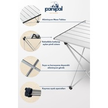 Panipal Outdoor Alüminyum, Katlanabilir Kamp ve Piknik Masası, Omuz Askılı Taşıma Çantasıyla S