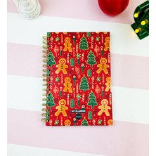 Giftmoda Zencefilli Kurabiye Kutlaması Yılbaşı Tasarımlı Konuşan Ajanda