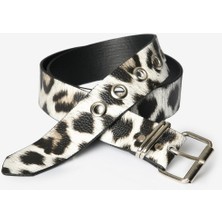MODA1001 Leopar Desenli Kadın Kemer  - Leopar Leopar - 100