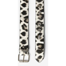 MODA1001 Leopar Desenli Kadın Kemer  - Leopar Leopar - 100