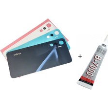 SDT Infinix Hot 20 Arka Batarya Pil Kapağı Beyaz  (B7000 15 ml Yapıştırıcı)