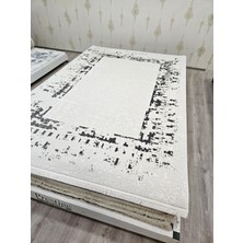 Merinos Crystal 32564-061 Gri Çerçeveli Salon Antre Oturma Mutfak Yatak Odası Halısı