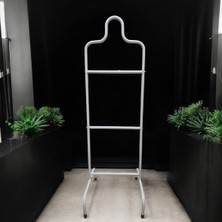 Kapella Dilsiz Uşak Metal Tekli Beyaz Askı
