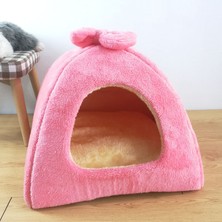 Huoxun Shop B Gül Pembe Tarzı 25X25CM Kedi Köpek Evi Koltuk Yatak (Yurt Dışından)