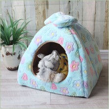 Huoxun Shop B Gül Pembe Tarzı 25X25CM Kedi Köpek Evi Koltuk Yatak (Yurt Dışından)