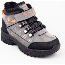 Moda Ayakkabı 234 Füme Erkek Çocuk Bot Ayakkabı