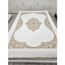 Merinos Crystal 32485-060 Gold Göbekli Avangard Salon Antre Oturma Yatak Odası Halısı