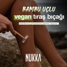 Nukka Vegan Ekolojik Bambu Plastik İçermeyen Tıraş Bıçağı 8'li