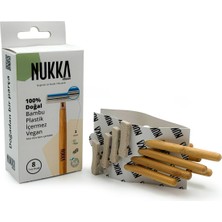 Nukka Vegan Ekolojik Bambu Plastik İçermeyen Tıraş Bıçağı 8'li