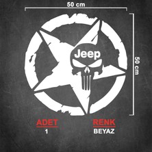 Sönmez Sticker Star Sticker Model 6 - 4x4 Sticker - Off Road Sticker - Jeep Sticker - Oto Sticker - Araba Sticker - Kaput Sticker - Kapı Sticker