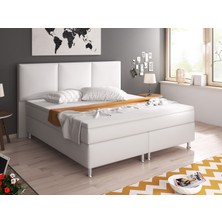 Oslo Suni deri 3 Lü Set (YATAK+BAZA+BAŞLIK)180X200