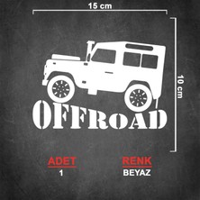 Off Road Gölge Sticker -  4x4 Sticker - Off Road Sticker - Jeep Sticker - Oto Sticker - Araba Sticker - Kaput Sticker - Kapı Sticker