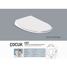 Çocuk Klozet Kapağı Nkp Çocuk Thermoplast Yavaş Kapanan Klozet Kapağı - NKP0307