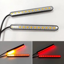 Sistem Led Market 24 Smd LED Çakarlı Stop  Kayar Sinyal 10CM