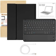 TEKNETSTORE Samsung Galaxy Tab S6 Lite P610/P613 Tablet Uyumlu Bluetooth Klavyeli Kılıf (Türkçe Klavye)