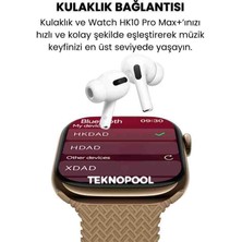 Tekno Pool Watch 10 Hk Pro Max Amoled Ios Android Uyumlu Akıllı Saat