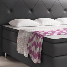 Oxford Suni deri 3 Lü Set (YATAK+BAZA+BAŞLIK)180X200