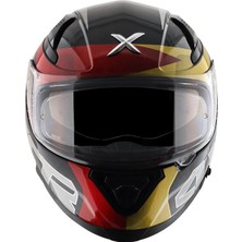 Shark Axor Apec Chrometech Kask Kırmızı Siyah