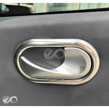 Ebal Oto Renault Megane 2 Krom Iç Kapı Kolu Çerçeve 4 Kapı 2004 -2010 P.çelik