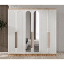 GuneyStore Rosa 6 Kapaklı Gardırop Mdf Yatak Odası Takımı