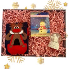 Regalo Yılbaşı Çorabı Şans Bilekliği Melek Küre Hediye Seti