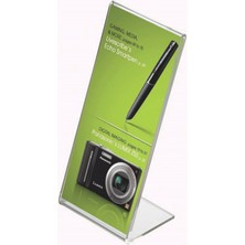 RTS Reklam L Tipi Masaüstü Pleksi Föylük Broşürlük Fiyatlık Dikey 5Lİ PAKET