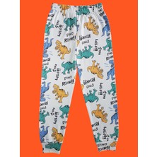 Uzun Kollu Desenli Çocuk Pijama Takım #baskılıçocukpijamatakım #çamaşırbahçesi #ayıcıkdesenpijama