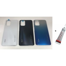 SDT  Redmi Note 10S Arka Batarya Pil Kapağı Mavi (B7000 15 ml Yapıştırıcı)