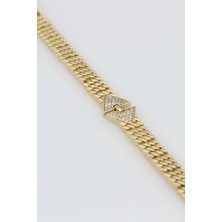 Xuping Jewelry Üçgen Zirkon Taşlı Bileklik