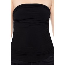 Forever 21 F21 Büzgülü Straplez Büstiyer