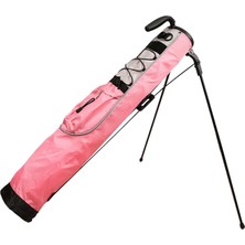 Golf Kulübü Taşıma Çantası Hafif Erkekler Kadınlar Için Braketi Golf Sopaları Çantası Pembe (Yurt Dışından)