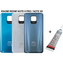 SDT Redmi Note 9 Pro - Note 9s  Arka Batarya Pil Kapağı  Siyah (B7000 15 ml Yapıştırıcı)