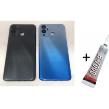 SDT Infinix Hot 12 Plus Arka Batarya Pil Kapağı Mavi (B7000 15 ml Yapıştırıcı)