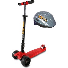 Voit Scooter Işıklı 3 Teker ve Kask (Small)