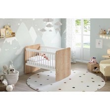 Baby When BW1011 - Pratik Mini Bebek Beşik Ahşap 50x90