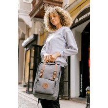 Fudela BKS Grey Backpack Sırt Çantası