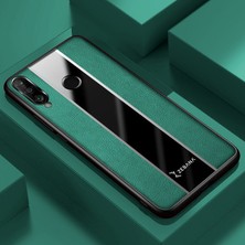 Zebana Huawei P30 Lite Kılıf Zebana Premium Deri Kılıf Yeşil