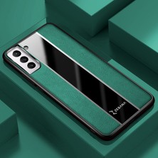 Zebana Samsung Galaxy S21 Kılıf Zebana Premium Deri Kılıf Yeşil