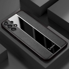 Zebana Samsung Galaxy A52 Kılıf Zebana Premium Deri Kılıf Siyah