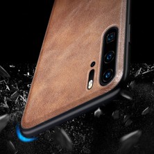 Huawei P30 Pro Kılıf Zebana Lüx Deri Kılıf Yeşil