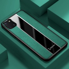 Zebana Samsung Galaxy Note 10 Lite Kılıf Zebana Premium Deri Kılıf Yeşil