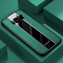 Zebana Samsung Galaxy S8 Plus Kılıf Zebana Premium Deri Kılıf Yeşil