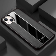 Zebana Apple iPhone 14 Kılıf Zebana Premium Deri Kılıf Siyah