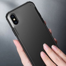 Apple iPhone Xs Kılıf Zebana Mod Silikon Kenar Kılıf Kırmızı