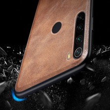 Xiaomi Redmi Note 8 Kılıf Zebana Lüx Deri Kılıf Siyah