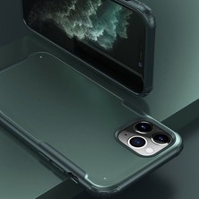 Apple iPhone 11 Pro Kılıf Zebana Mod Silikon Kenar Kılıf Yeşil