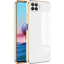 Oppo Reno 4 Lite Kılıf Golden Silikon Kılıf Yeşil