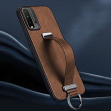 Xiaomi Redmi 9t Kılıf Zebana Classic Deri Kılıf Siyah