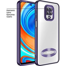 Zebana Xiaomi Redmi Note 9s Kılıf Zebana Glint Silikon Kılıf Gri