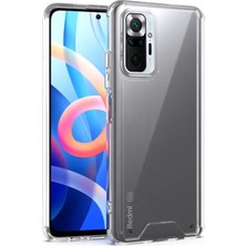 Zebana Xiaomi Redmi Note 10 Pro Uyumlu Kılıf Zebana Hd Şeffaf Silikon Kılıf Şeffaf